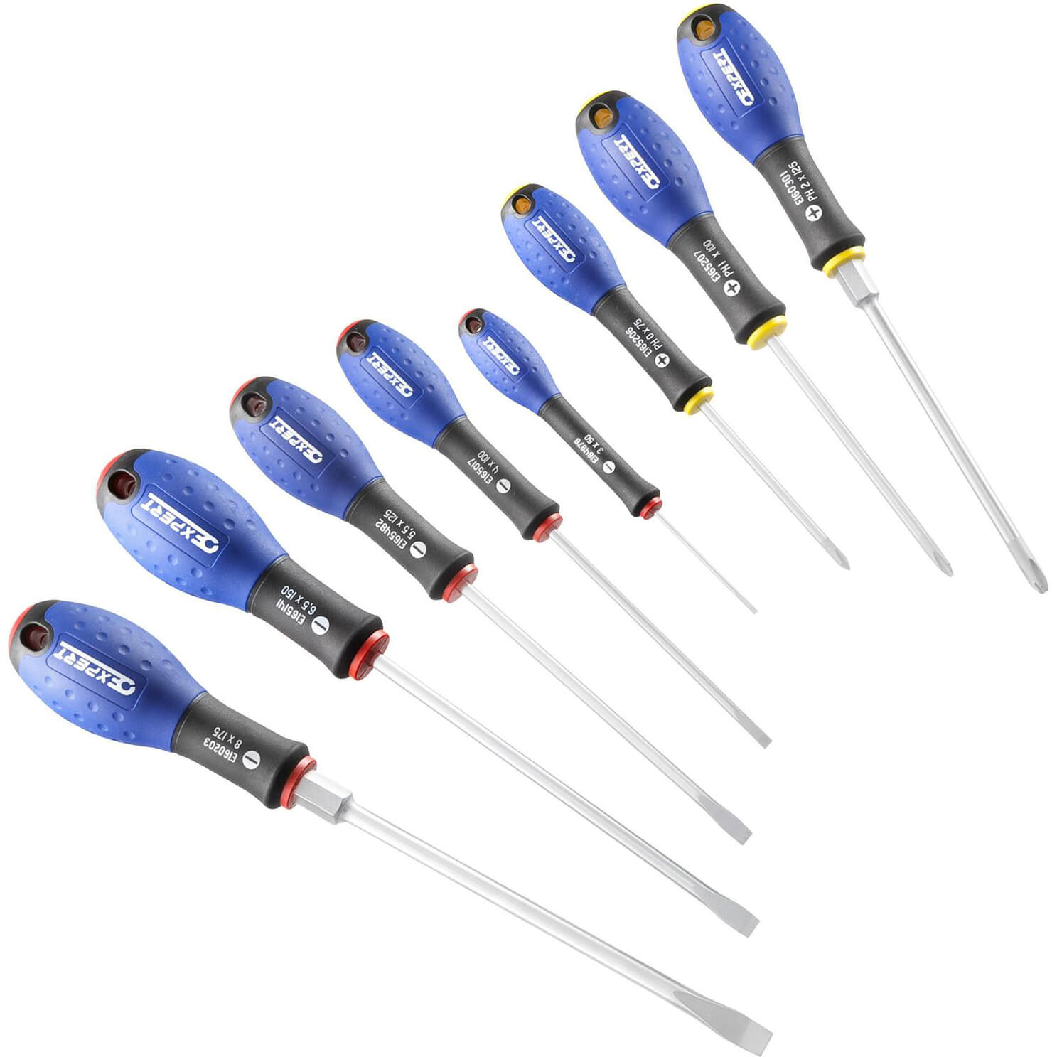 Image of Britool 8 Piece Screwdriver Set Slotted Phillips