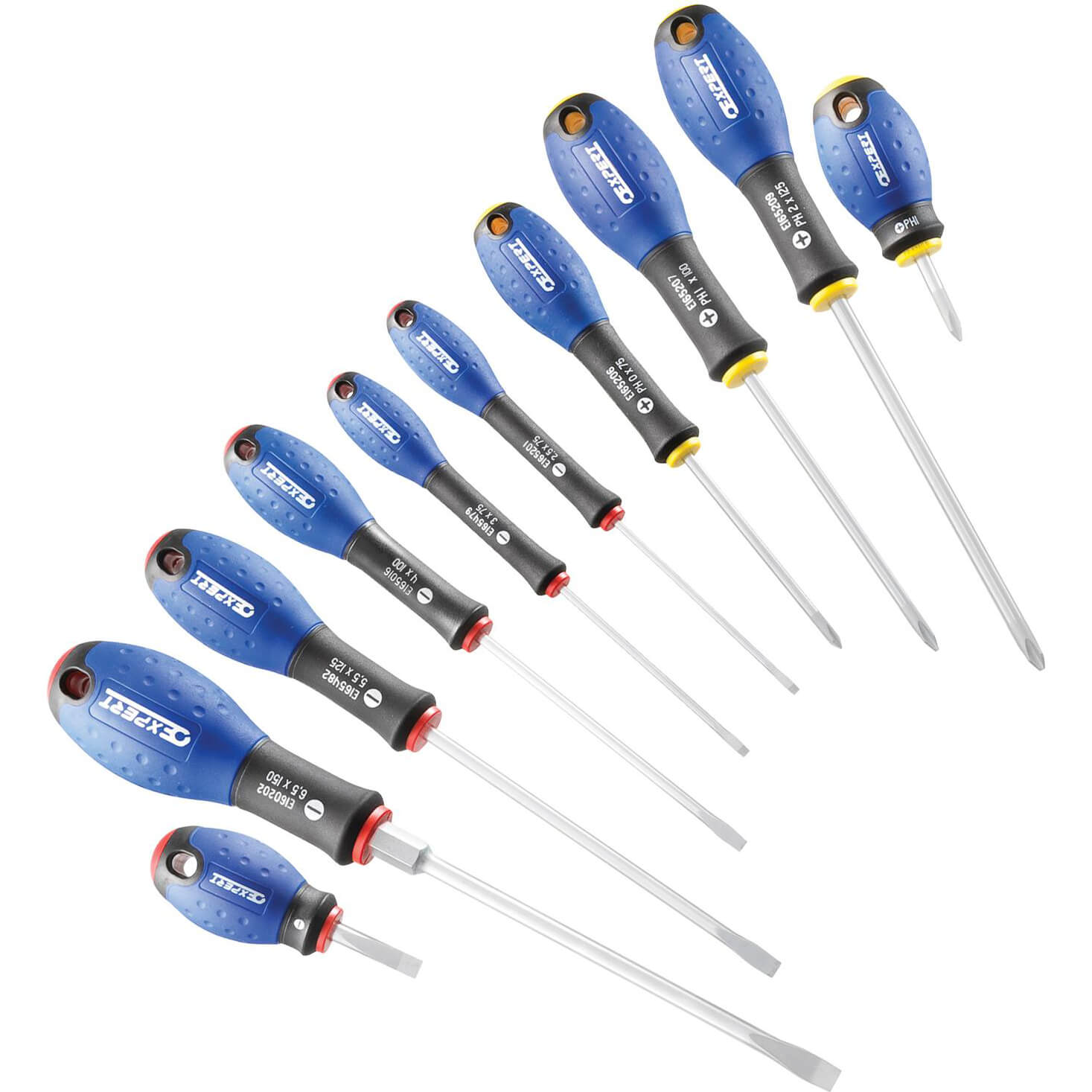 Image of Britool 10 Piece Screwdriver Set Slotted Phillips