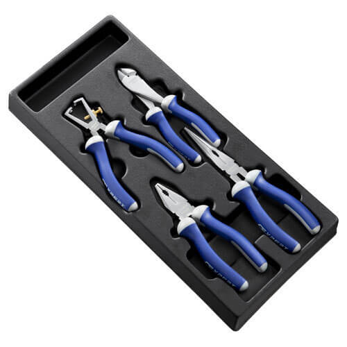 Image of Britool 4 Piece Mechanics Pliers Set in Module Tray