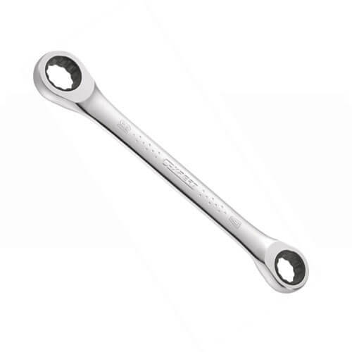 Image of Britool 17 x 19mm Double Ring Ratchet Spanner