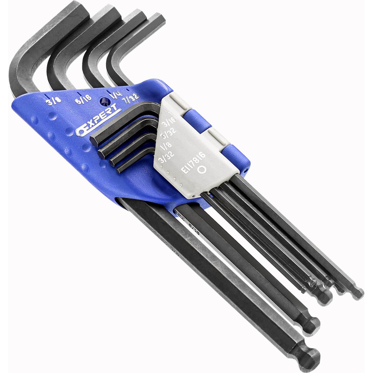 Image of Britool 9 Piece Long Ball End Head Hexagon Allen Key Set