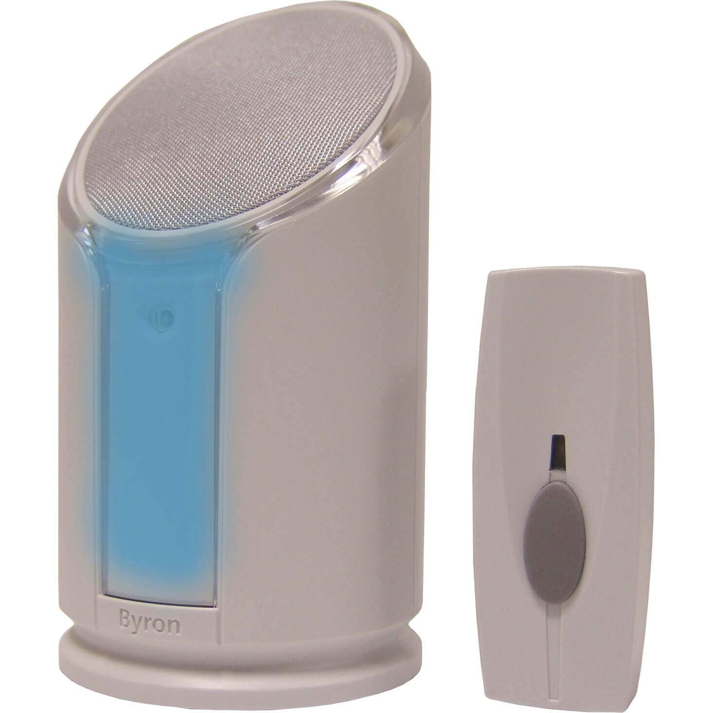 Image of Byron Wireless Portable Door Bell Kit with Strobe Light 100 Metre Range