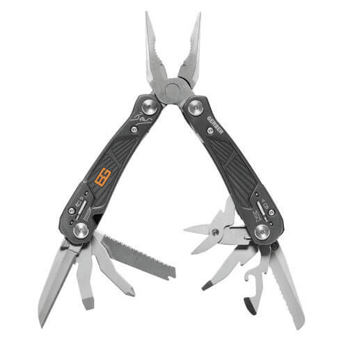 Image of Gerber Bear Grylls Ultimate Multi Tool Pliers 12 Functions with Nylon Pouch