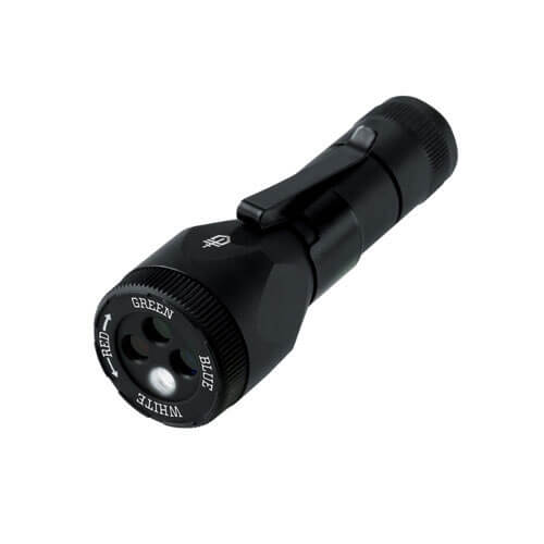 Image of Gerber Recon LED Torch Black with White Red Blue Green Lens