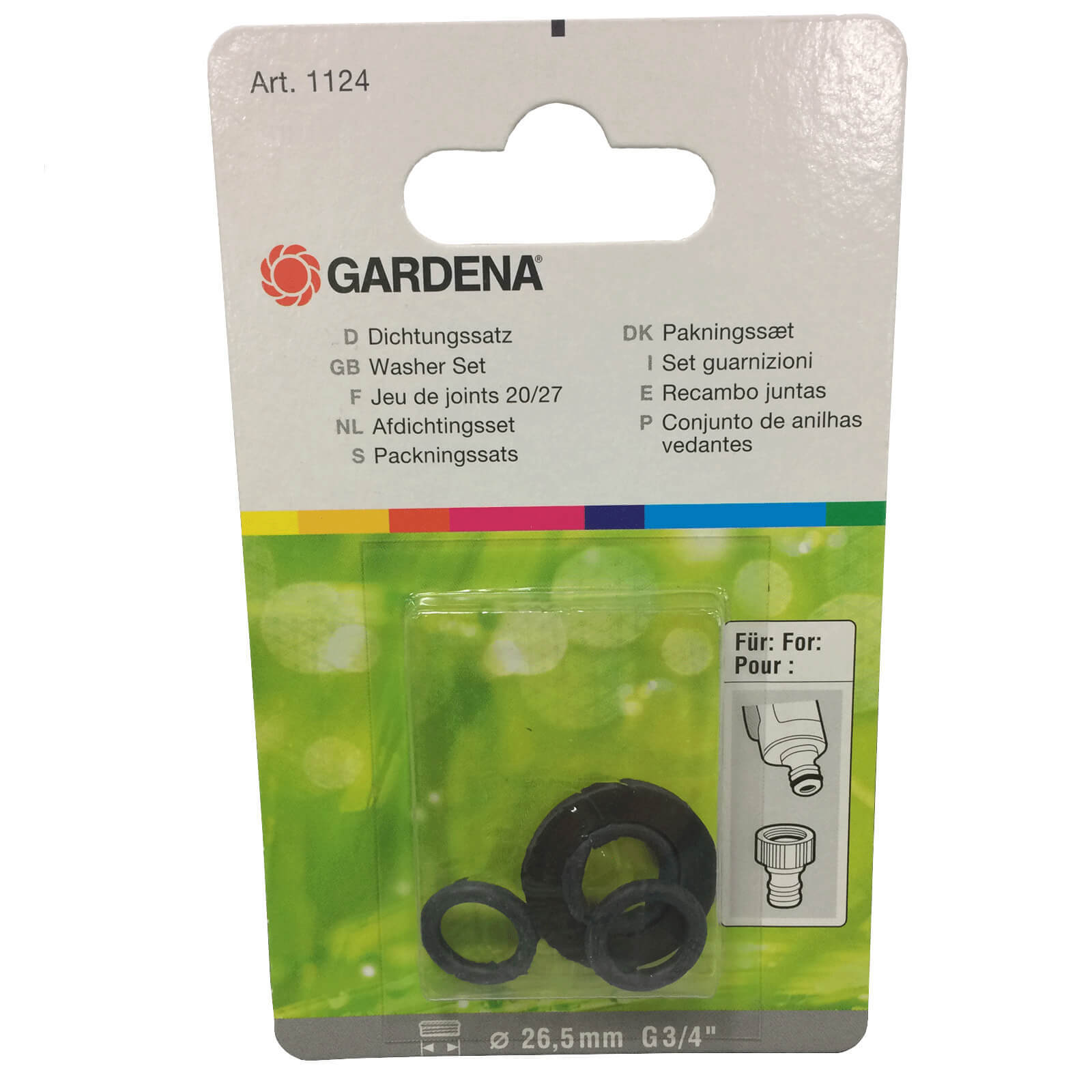 Image of Gardena Replacement SB Washer and O Ring Set