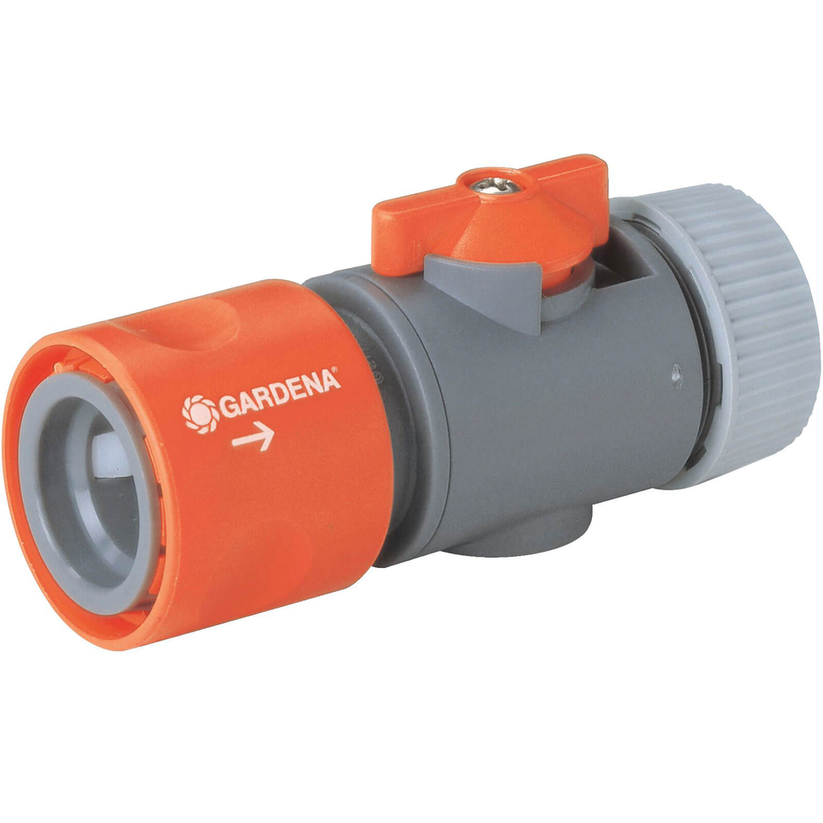 Image of Gardena Standard Hose Connector with Control Valve for 125mm 12 Hoses