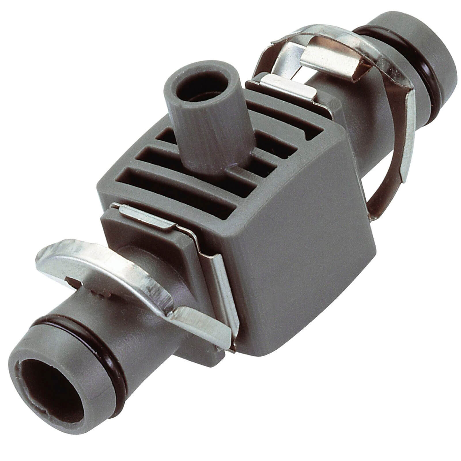 Image of Gardena T Joint for Spray Nozzles 125mm 12 Pack of 5 Micro Drip System