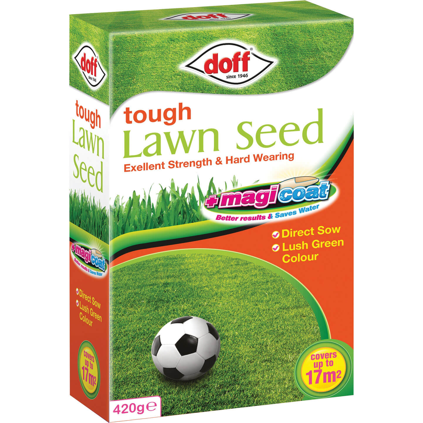 Image of Doff Tough Magicoat Grass Seed 420g