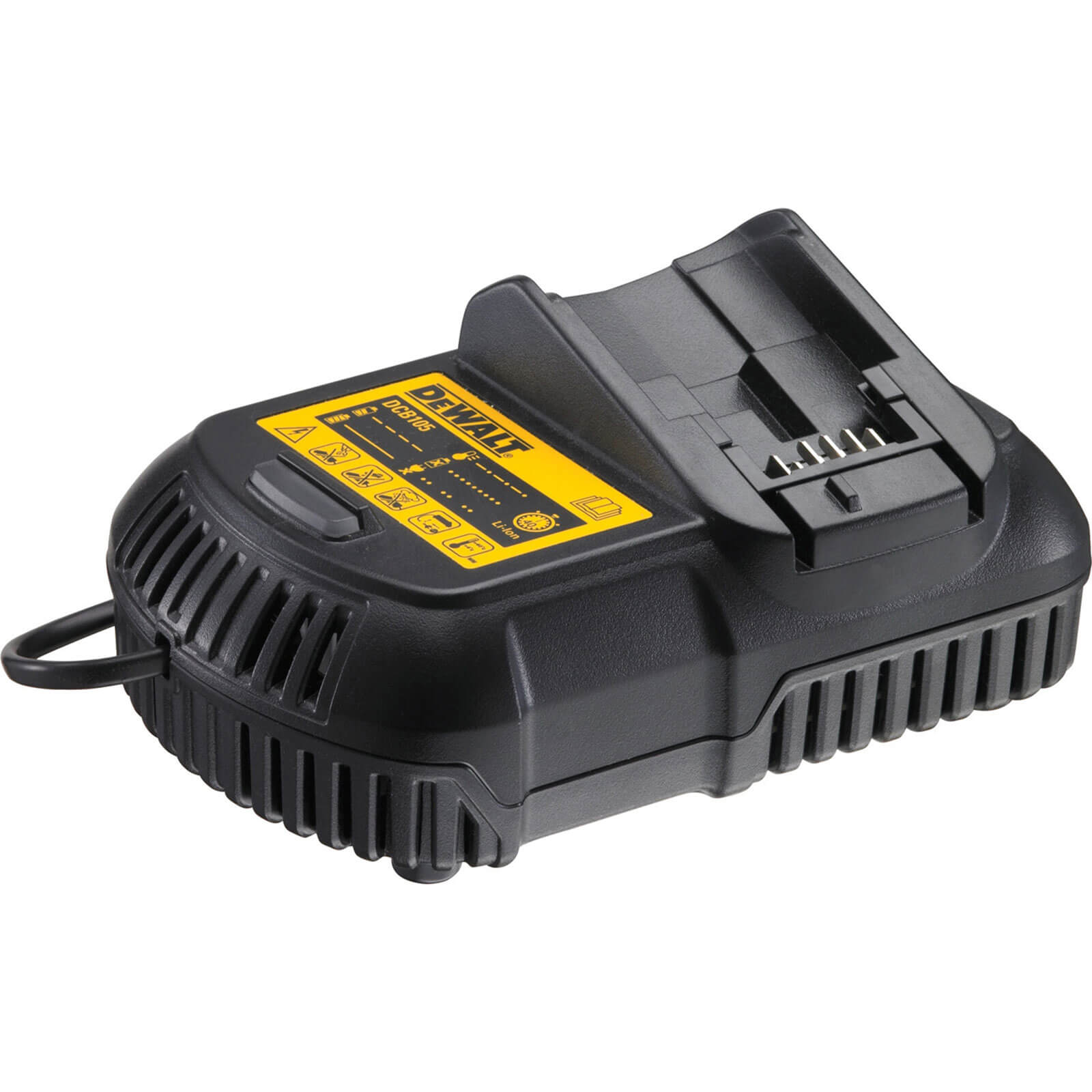 Image of DeWalt DCB105 XR Cordless Lithium Ion Universal Battery Charger