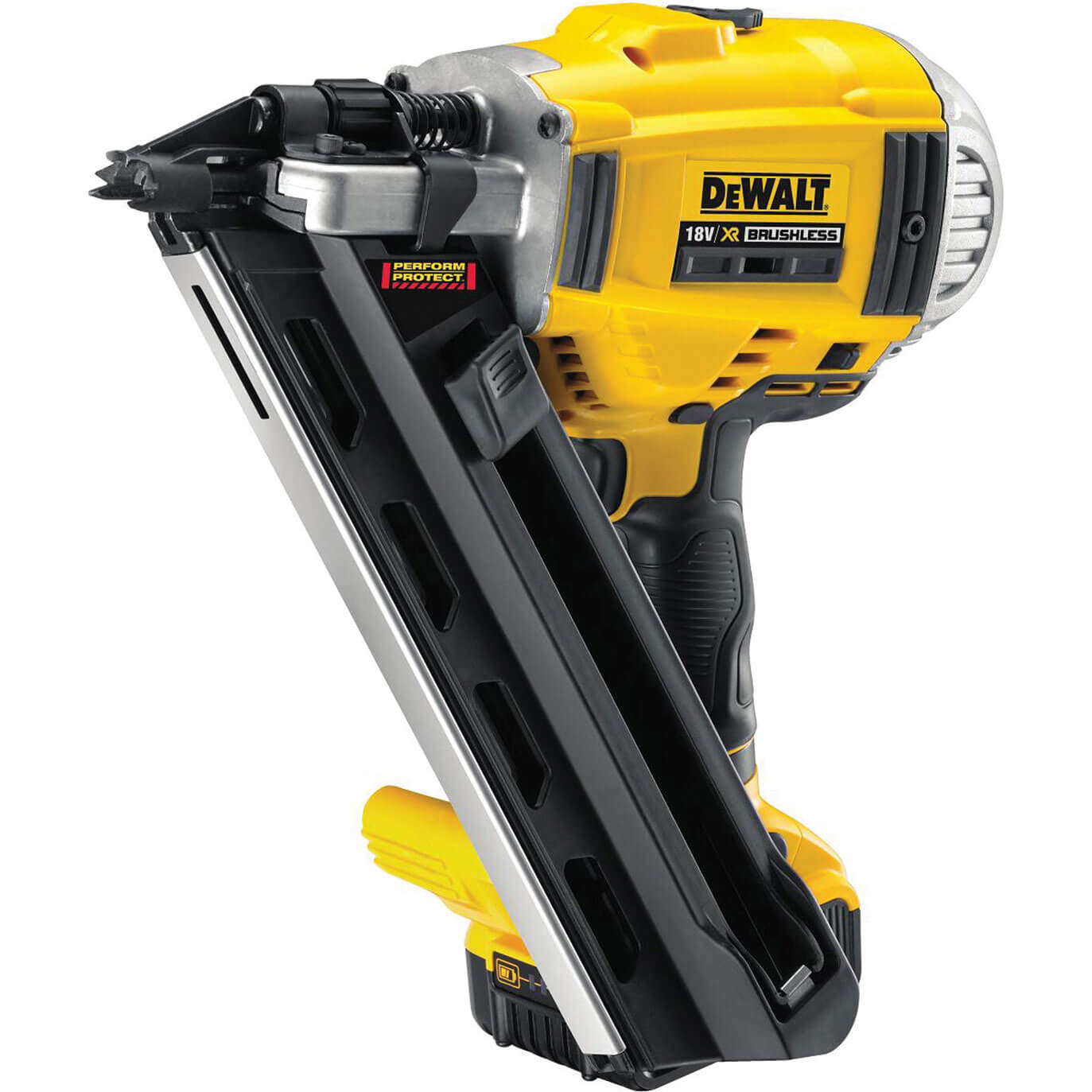 Image of DeWalt DCN692P2 18v Cordless XRP Framing Nail Gun with 2 Lithium Ion Batteries 5ah