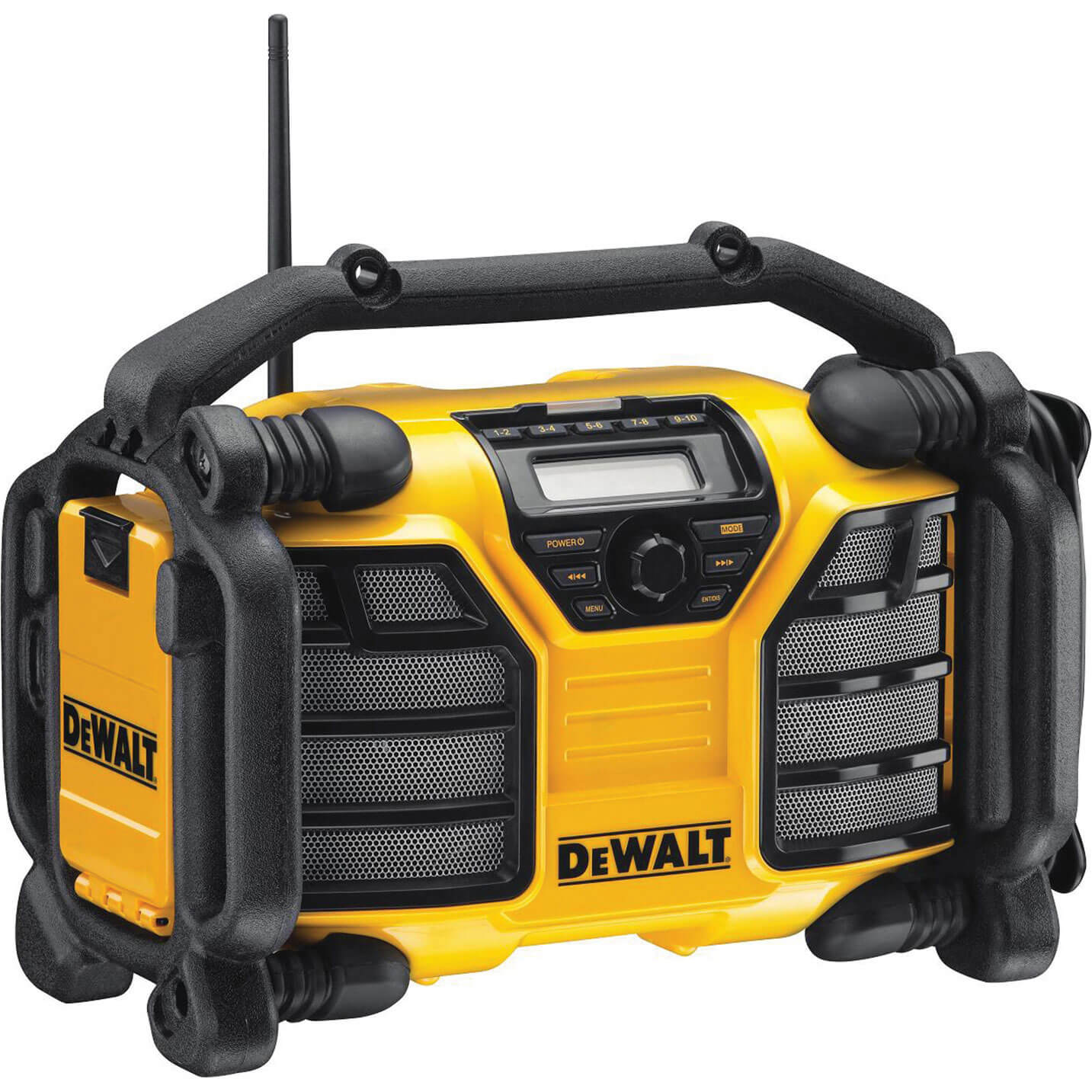 Image of DeWalt DCR017 XR DAB Digital Site Workshop Radio and Battery Charger 18v 240v