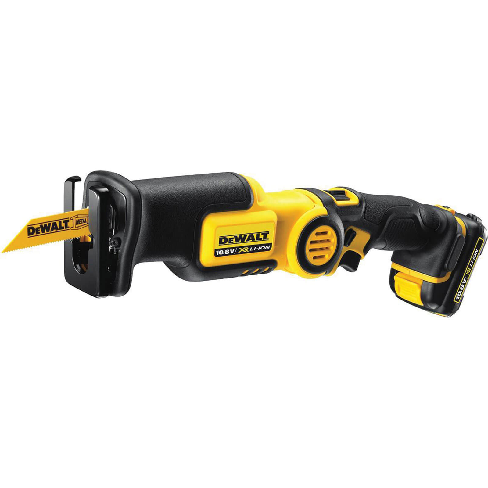 Image of Dewalt DCS310D2 108v Cordless Pivot Reciprocating Saw with 2 Lithium Ion Batteries 2ah