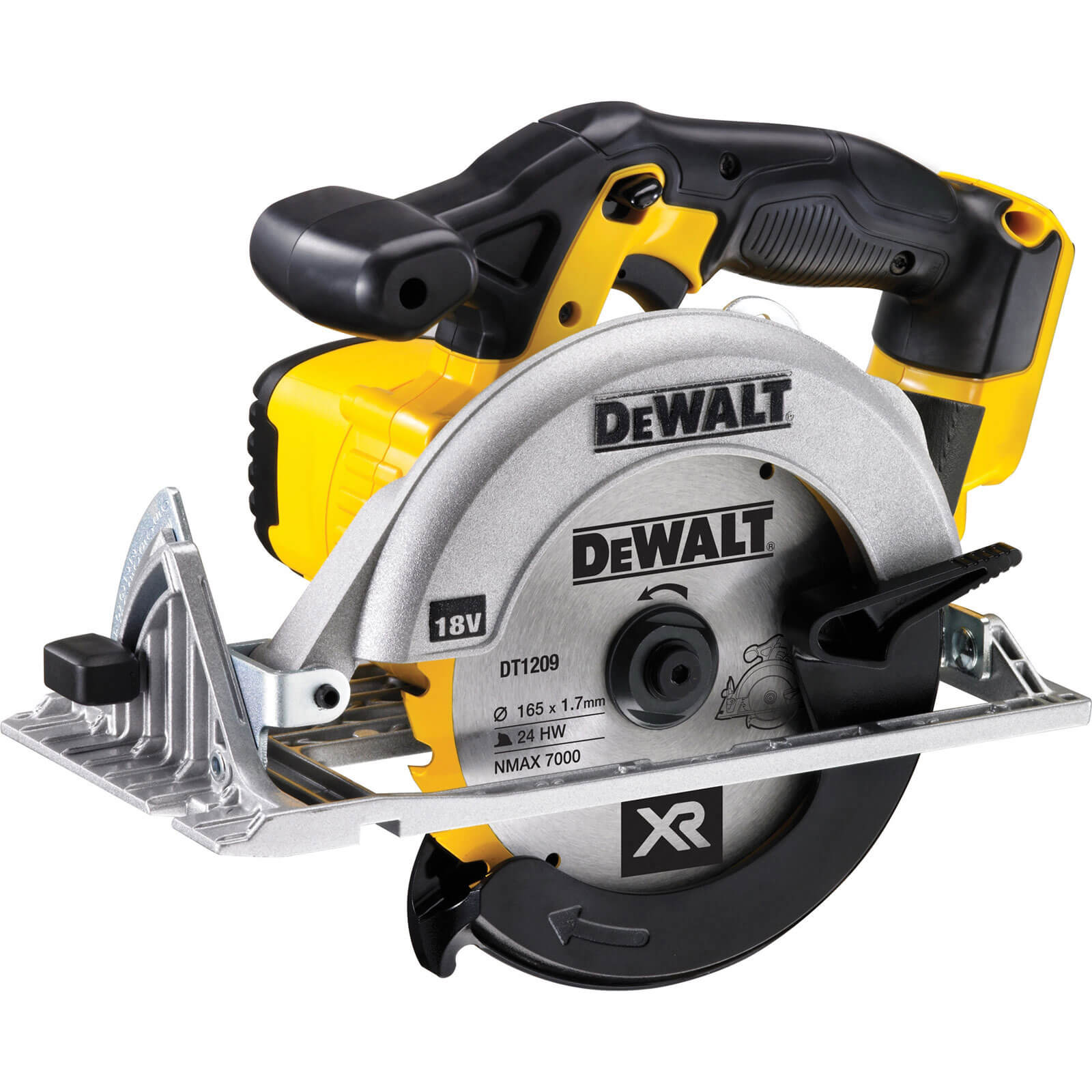 Image of DeWalt DCS391N 18v Cordless XR Circular Saw 165mm Blade without Battery or Charger