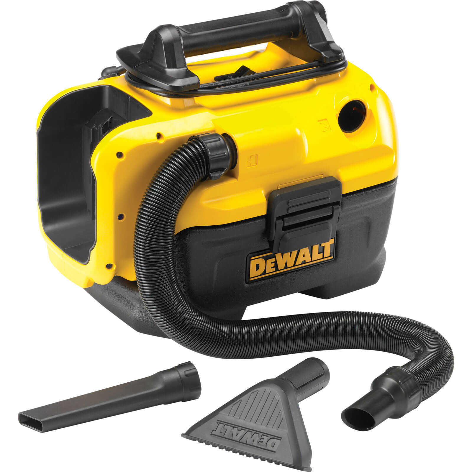 Image of DeWalt DCV582 18v 240v Cordless and Electric XR Wet and Dry Vacuum Cleaner without Batteries or Charger