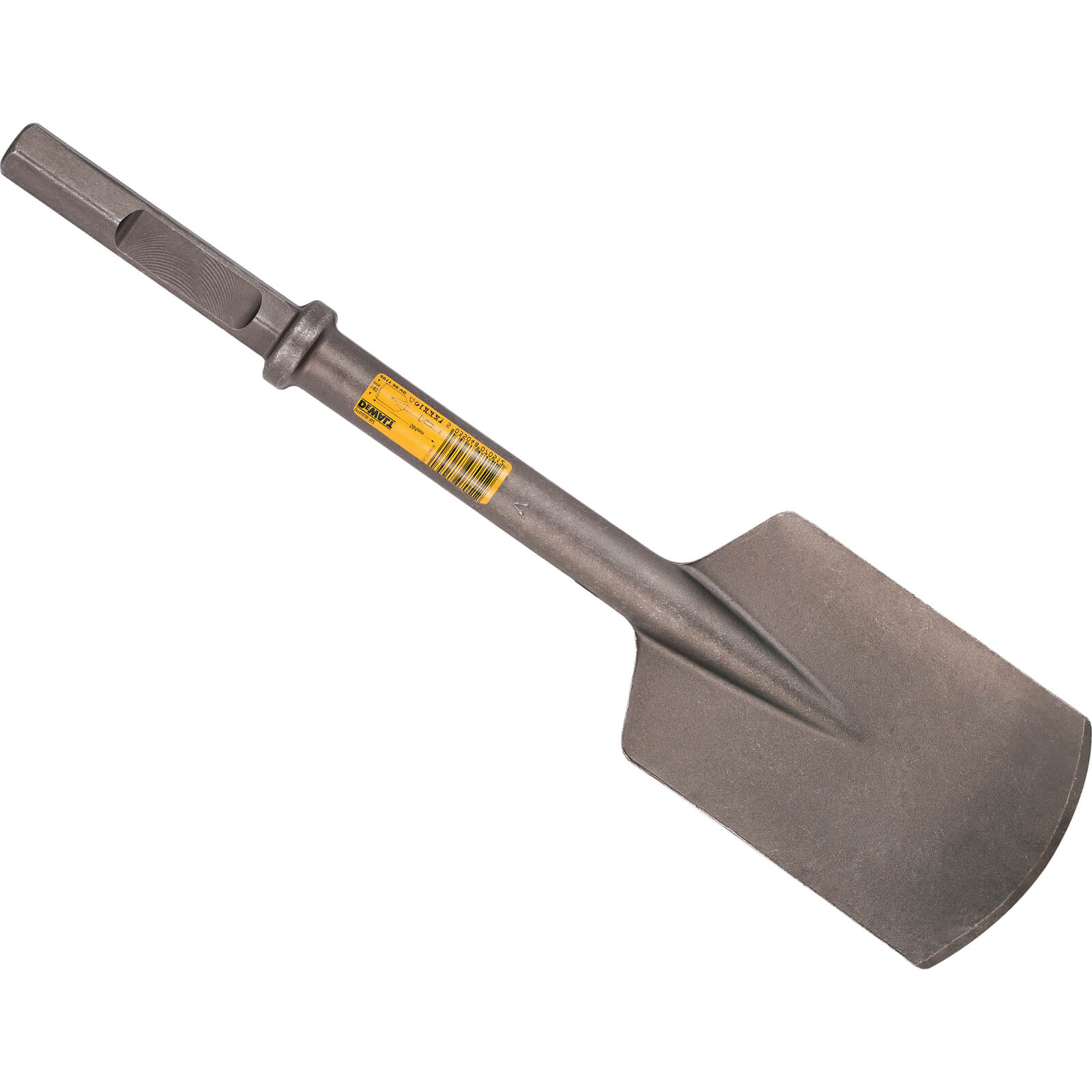 Image of DeWalt 28mm Hex Shank 140mm x 540mm Steel Clay Spade