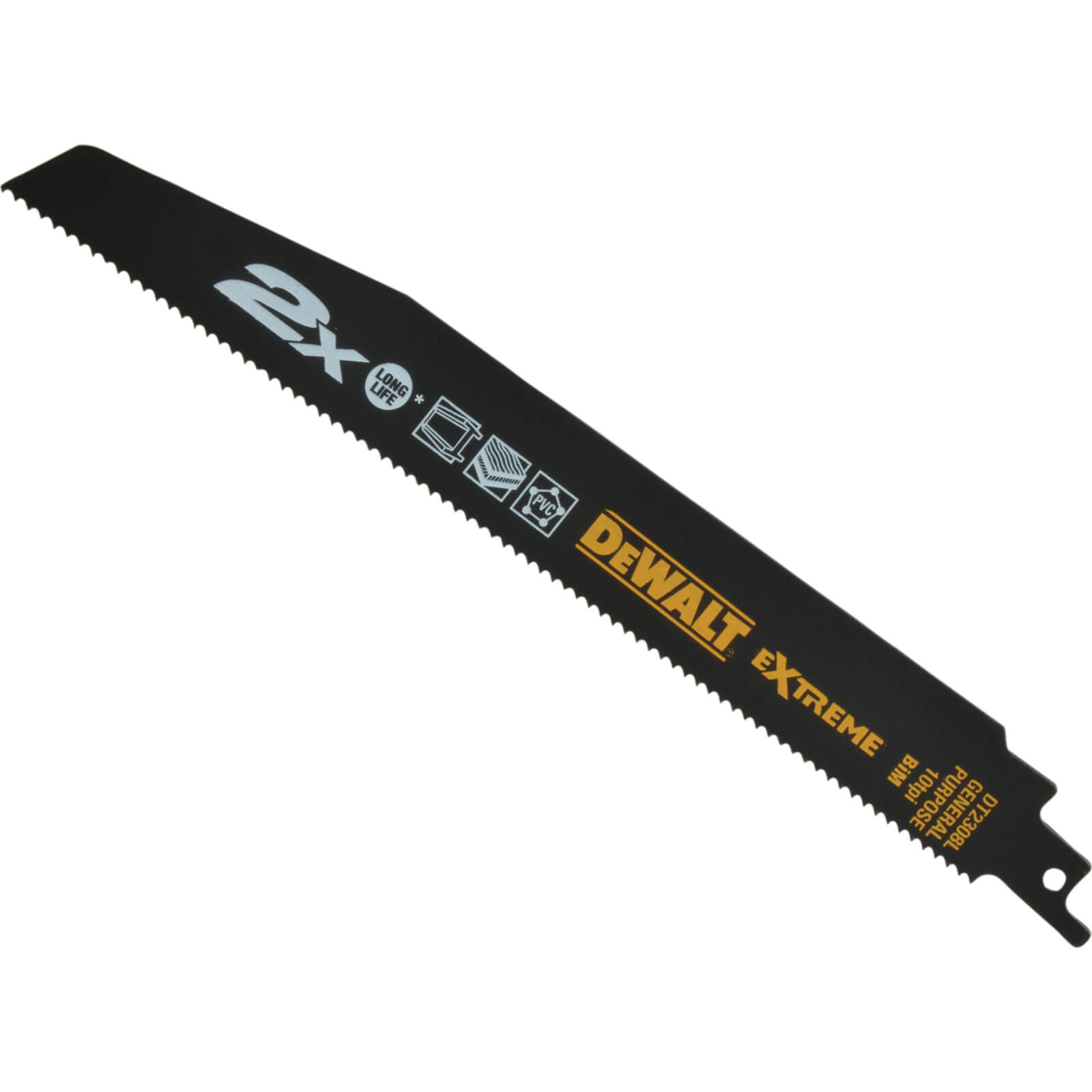 Image of Dewalt Extreme 2x Life General Purpose Reciprocating Blades 228mm Pack of 5