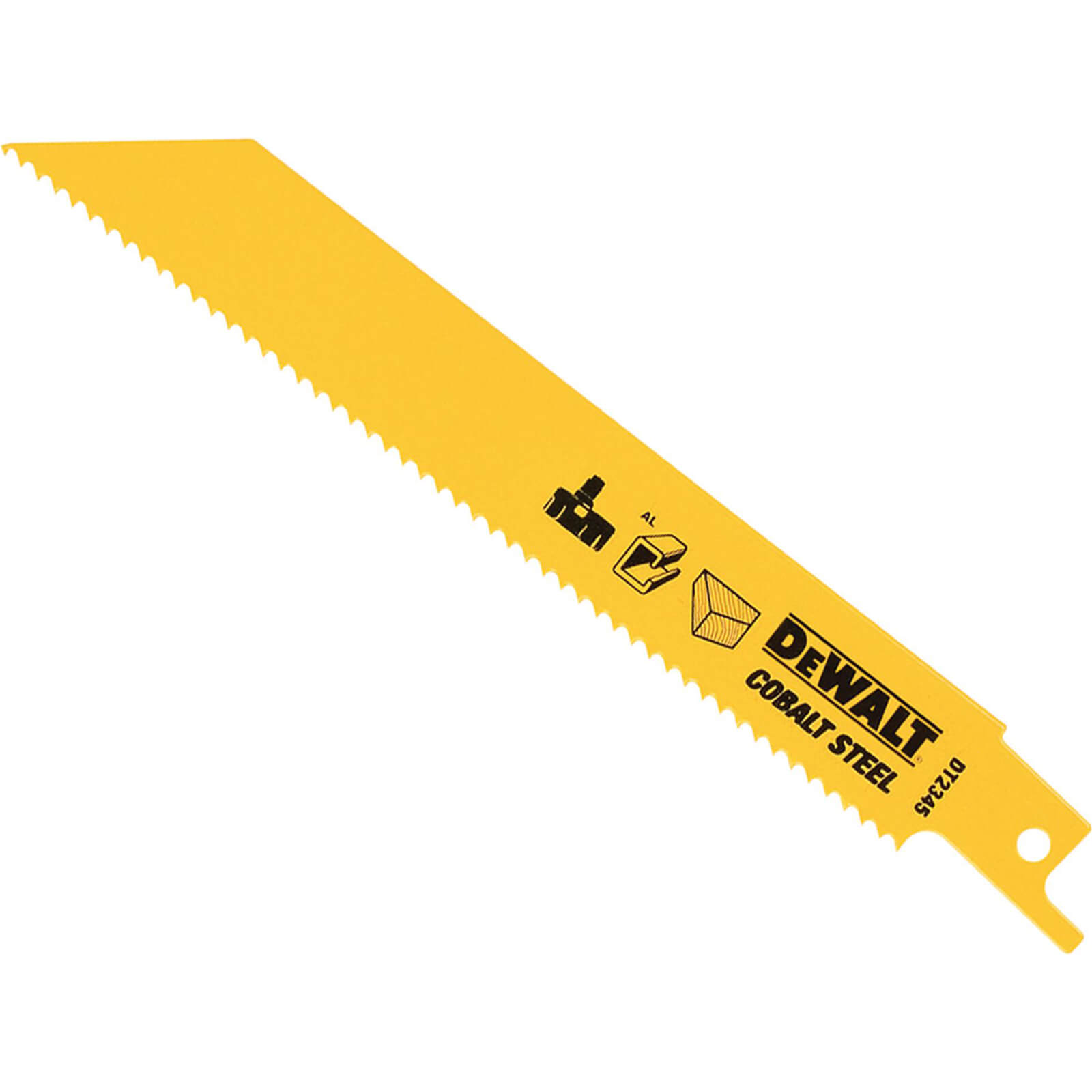 Image of DeWalt DT2345 Bi Metal General Purpose Reciprocating Saw Blade for Cordless Machines 152mm Pack of 5