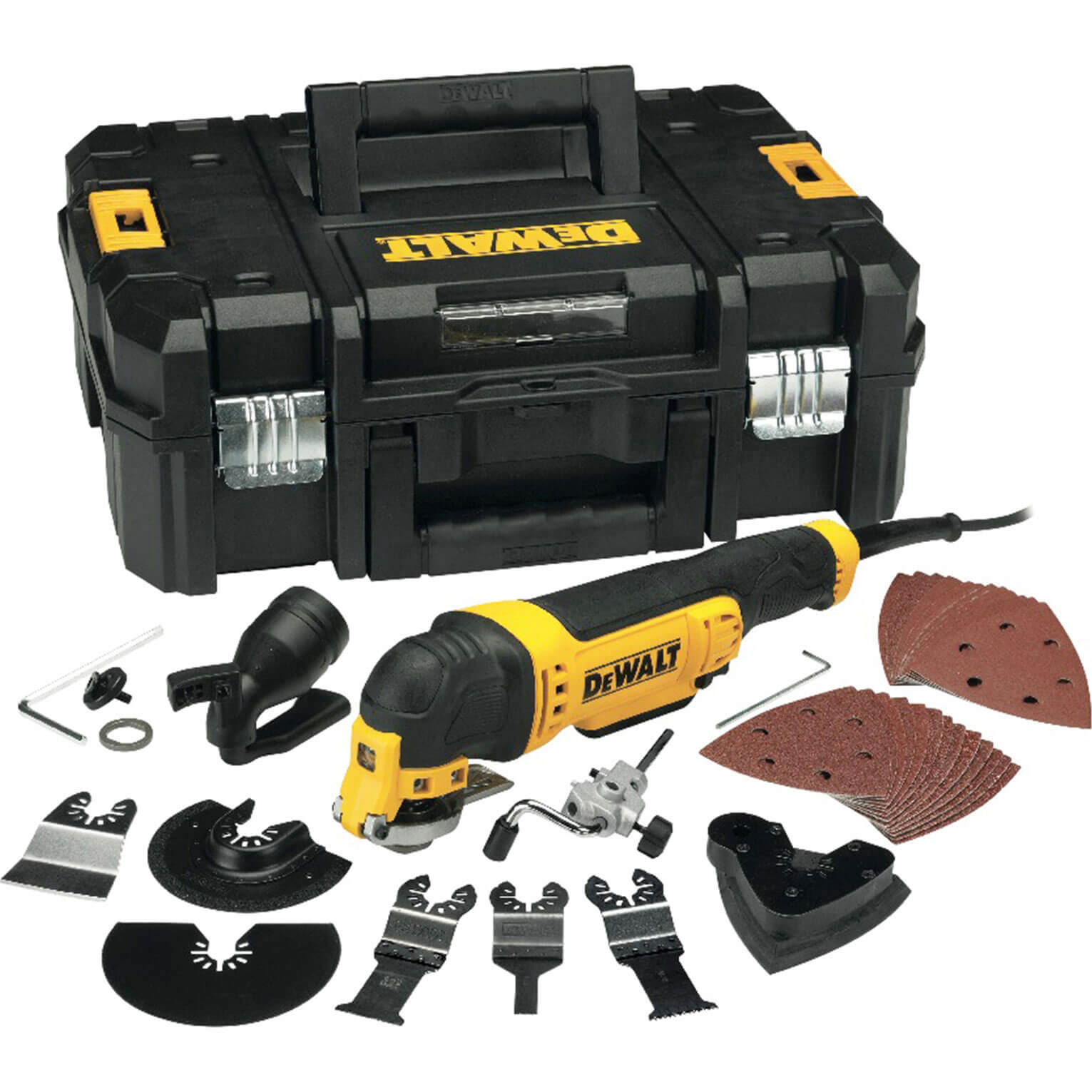 Image of DeWalt DWE315KT Quick Change Multi Tool with Tstak and 38 Accessories 300w 240v