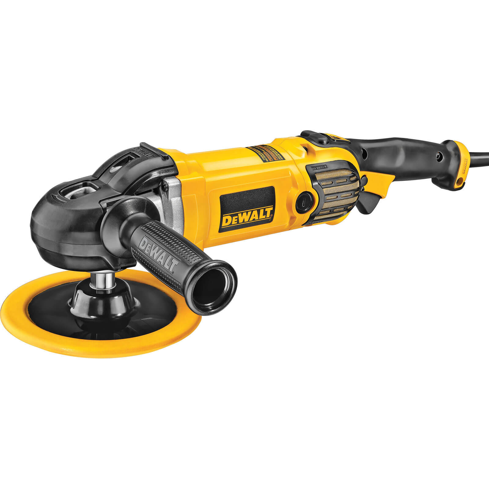 Image of DeWalt DWP849X Variable Speed Polisher 150 180mm Disc 1250w 110v