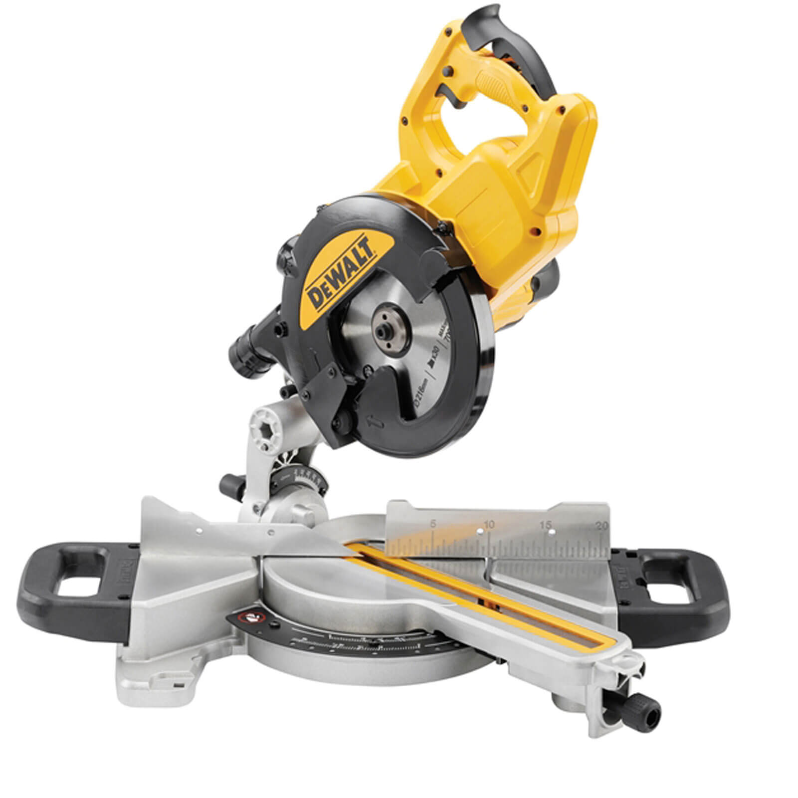 Image of DeWalt DWS774 Compound Mitre Saw 216mm Blade 1400w 240v