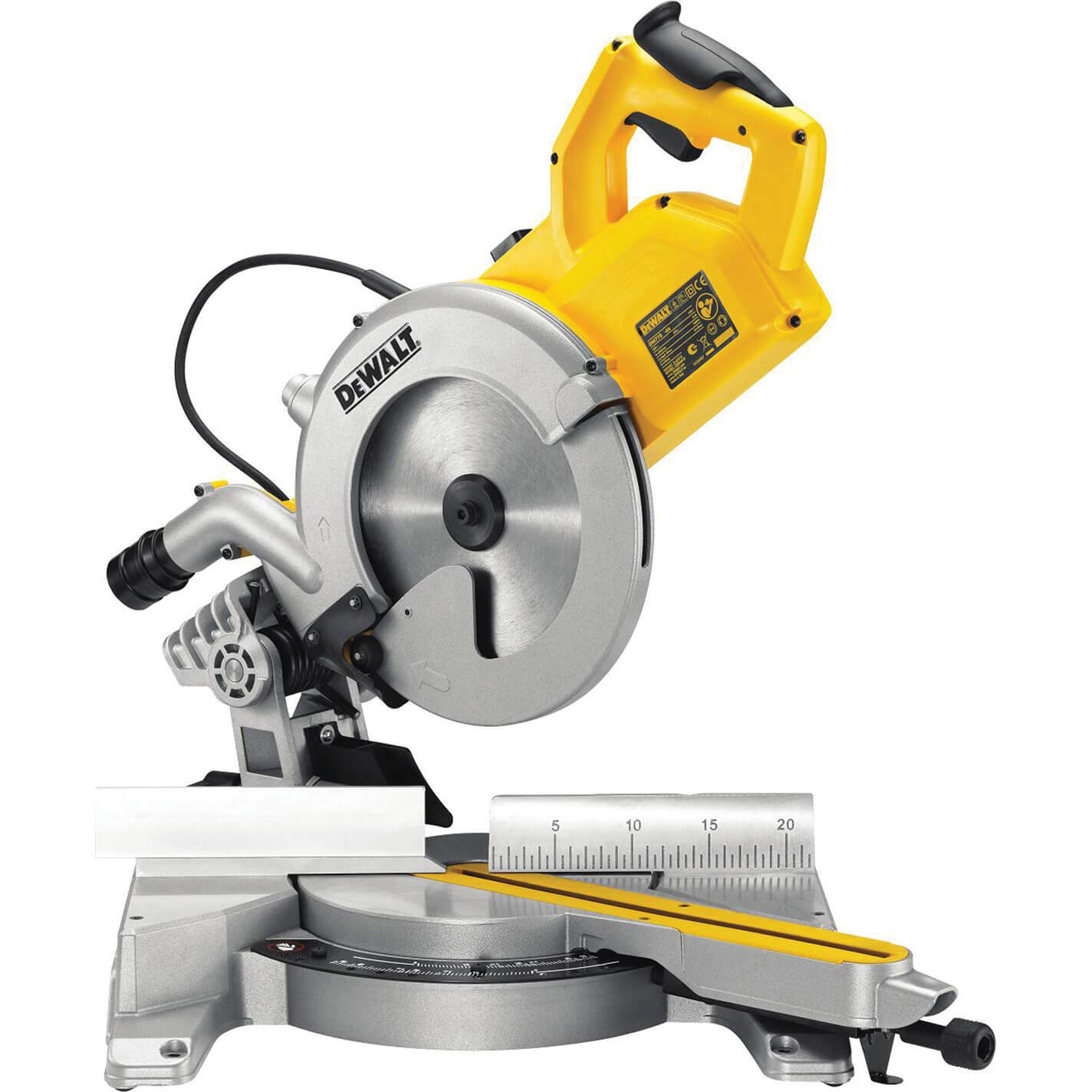 Image of DeWalt DWS778 Compact Sliding Mitre Saw 250mm Blade 1850w 240v