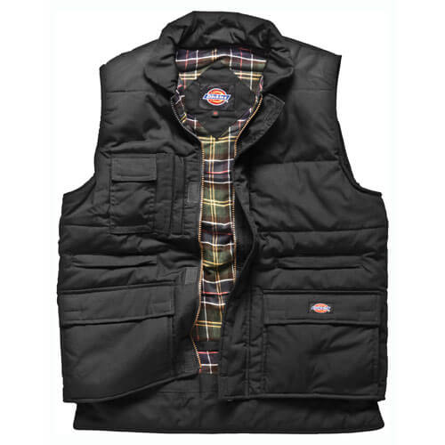 Image of Dickies Mens Professional Combat Bodywarmer Black 3XL