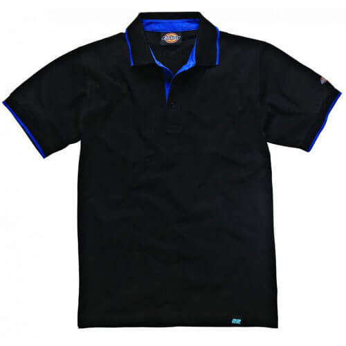 Image of Dickies Mens Anvil Polo Shirt Black Small