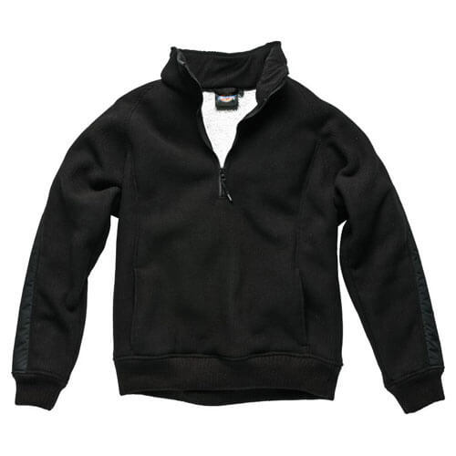 Image of Dickies Mens Eisenhower Fleece Pullover Black 3XL