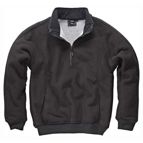 Image of Dickies Mens Eisenhower Pullover Fleece Dark Grey Medium