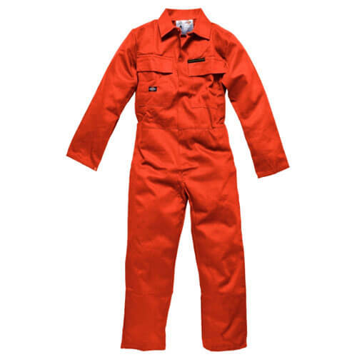 Image of Dickies Mens Proban Flame Retardant Overalls Orange 52 Chest