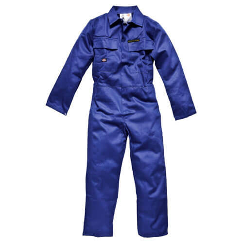 Image of Dickies Mens Proban Flame Retardant Overalls Royal Blue 50 Chest