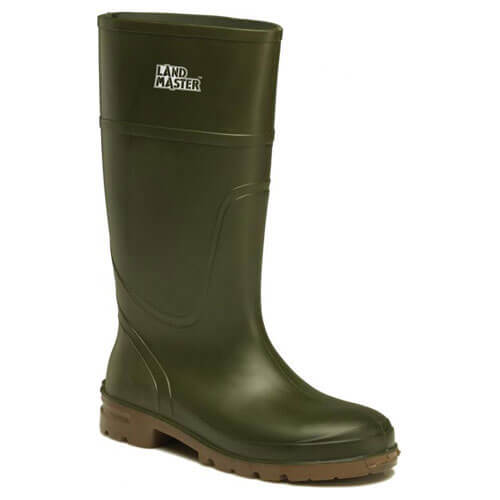 Image of Dickies Mens Landmaster Wellington Boots Green Size 11