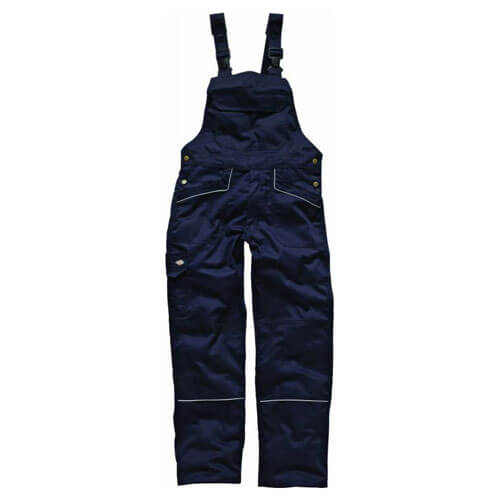 Image of Dickies Mens Industry 260 Bib and Brace Navy Blue Waist 34 Leg 34