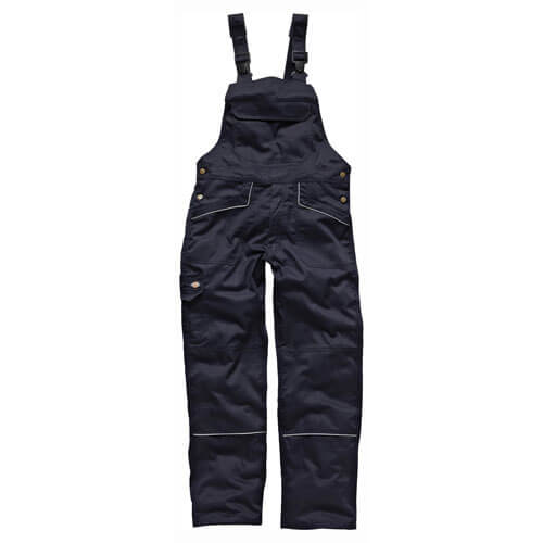 Image of Dickies Mens Industry 260 Bib and Brace Navy Blue Waist 40 Leg 33