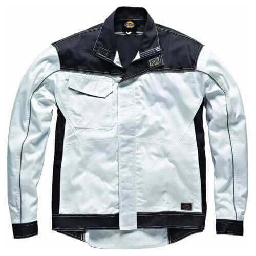 Image of Dickies Mens Industry 260 Jacket White Grey 2XL