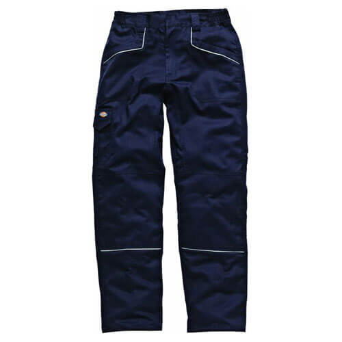 Image of Dickies Mens Industry 260 Work Trousers Navy Blue Waist 40 Leg 31