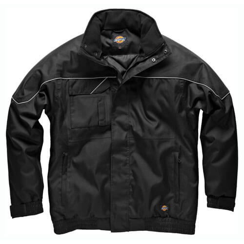 Image of Dickies Mens Industry Winter Waterproof Jacket Black 3XL