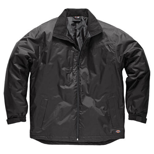 Image of Dickies Mens Fulton Contract Waterproof Jacket Black XL