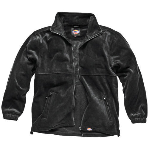 Image of Dickies Mens Seville Fleece Jacket Black 2XL