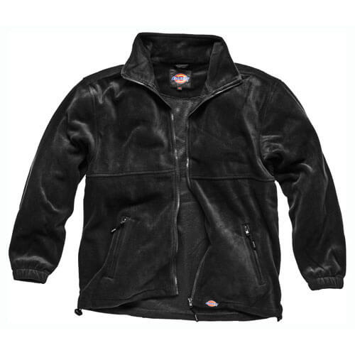 Image of Dickies Mens Seville Fleece Jacket Black 3XL