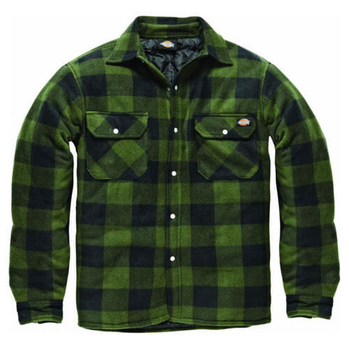 Image of Dickies Mens Portland Shirt Green Small