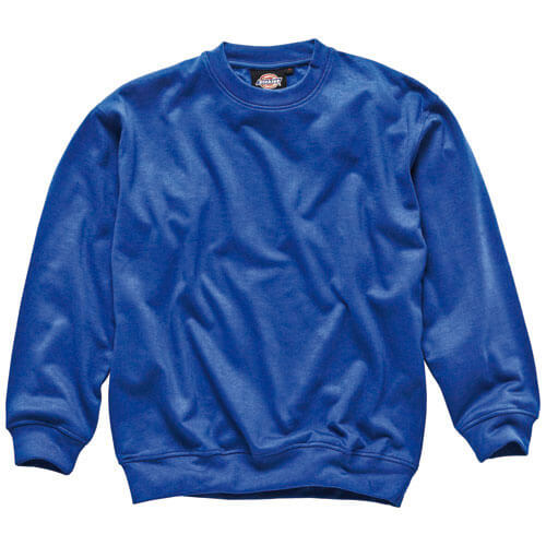 Image of Dickies Mens Crew Neck Sweatshirt Royal Blue 2XL