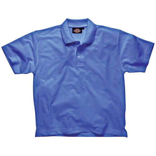 Image of Dickies Mens Short Sleeve Polo Shirt Royal Blue 3XL