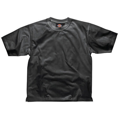 Image of Dickies Mens Crew Neck Cotton T Shirt Black Medium