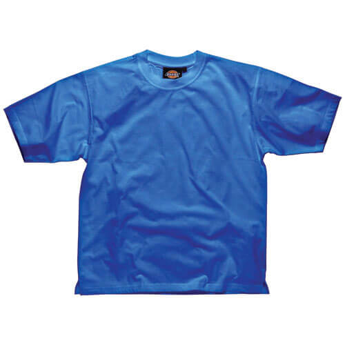 Image of Dickies Mens Crew Neck Cotton T Shirt Royal Blue XL