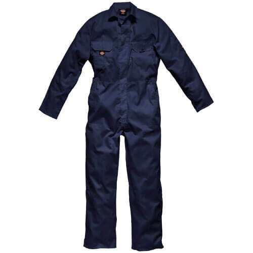 Image of Dickies Mens Redhawk Economy Overalls Navy Blue Medium 30 Leg