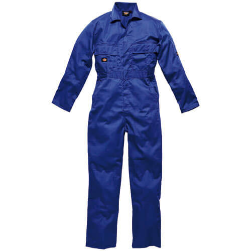 Image of Dickies Mens Redhawk Overalls Royal Blue 36 Chest and 30 Leg