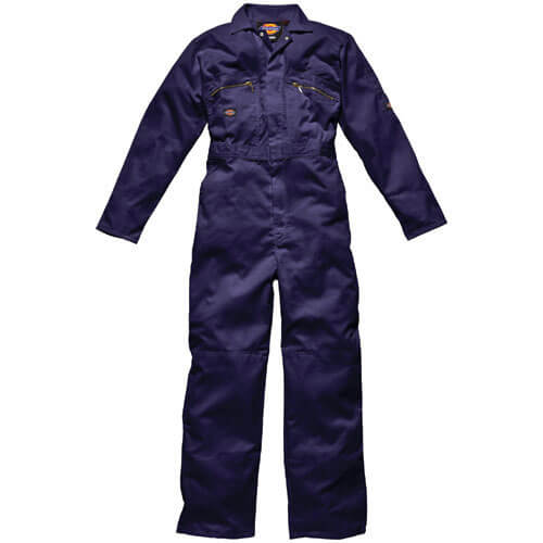 Image of Dickies Mens Redhawk Overalls Navy Blue 54 Chest and 32 Leg