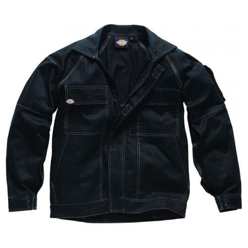 Image of Dickies Mens Grafter Duo Tone 290 Work Jacket Black 2XL