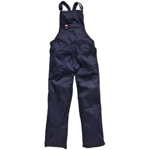 Image of Dickies Mens Redhawk Bib and Brace Navy Blue Medium